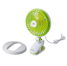 [95681] Miniventilatore a clip portatile con cavo USB