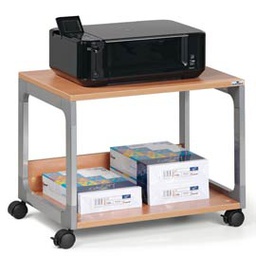 [68258] MOBILE/CARRELLO MULTIFUNZIONE SYSTEM 48 ARGENTO/FAGGIO