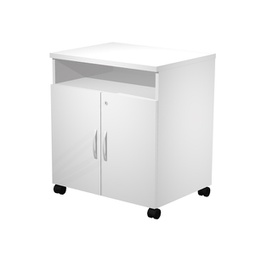 [89557] Mobile di servizio su ruote 68x52x77cm Bianco - AGORA'