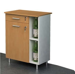 [82930] Mobile Punto CaffE' 60x45xH84cm Bicolore - Angolo Ristoro