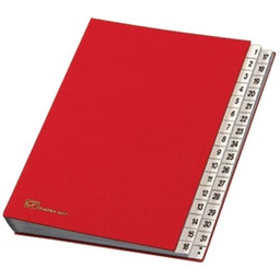 [56591] MONITORE 1/31 FRASCHINI FORMATO 24X34CM ROSSO ART. 643-D