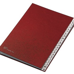 [56595] MONITORE A/Z FRASCHINI FORMATO 24X34CM ROSSO ART. 640-E