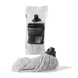[74092] MOP in COTONE 240gr Bianco Moccioso Perfetto