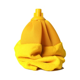[98189] Mop Tornado in microfibra con rete 123gr colore giallo