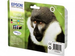 [EPST08954010] MULTIPACK T0895 CONT.N.4 CARTUCCE NERO CIANO MAGENTA GIALLO