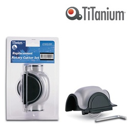 [67392] n.1 Cut set (testa+lama) x Taglierina 3018,3919,3020,3021,3022,3026 Titanium