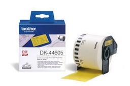 [BRODK44605] NASTRO ADES IN CARTA NERO/GIALLO 62MM - 30.48 METRI LUNGHEZZA CON ADESIVO REMOVI