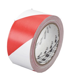 [53737] NASTRO ADESIVO 50MMX33MT BIANCO/ROSSO Scotch® 767