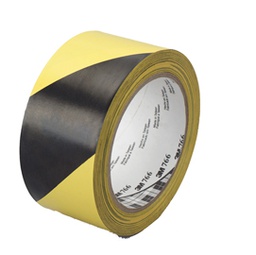 [53736] NASTRO ADESIVO 50MMX33MT GIALLO/NERO Scotch® 766