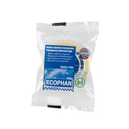[87011] Nastro adesivo Ecophan 15mmx10mt in caramella Eurocel