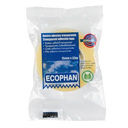 [87013] Nastro adesivo Ecophan 15mmx33mt in caramella Eurocel