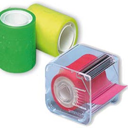 [30832] NASTRO ADESIVO MEMOGRAPH C/DISPENSER 50MMX10MT ROSA