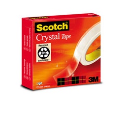[53566] NASTRO ADESIVO Scotch  CRYSTAL CLEAR 600 66MTX19MM