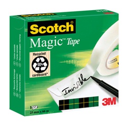 [74832] Nastro adesivo Scotch® Magic 810-2566 25mmx66mt invisibile permanente