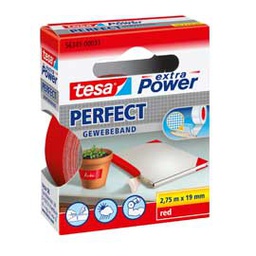 [37928] NASTRO ADESIVO TELATO 19MMX2,7MT ROSSO 56341 XP PERFECT