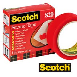 [70174] NASTRO ANTIEFFRAZIONE ROSSO Scotch  820-3533-S 35MMX33MT 3M