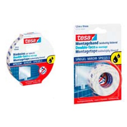 [51418] NASTRO BIADESIVO 1,5MTX19MM PER SPECCHI IN BLISTER