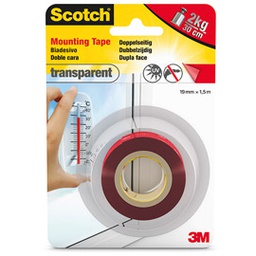 [59102] Nastro biadesivo Scotch FIX 19MMX1,5MT trasparente Scotch