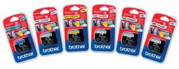[BROMK232BZ] NASTRO BROTHER MK232 12MMX8MT ROSSO/BIANCO
