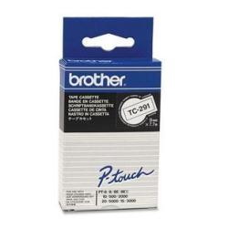 [BROTC291] NASTRO BROTHER TC-291 9MMX7,7 NERO/BIANCO