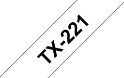 [BROTX221] NASTRO BROTHER TX-221 9MM BIANCO/NERO