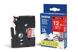 [BROTZE435] NASTRO BROTHER TZ-e435 12MMx8MT BIANCO/ROSSO