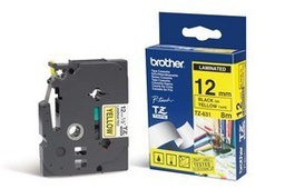 [BROTZE631] NASTRO BROTHER TZE-631 12MMx8MT NERO/GIALLO