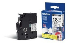 [BROTZESE4] NASTRO DI SICUREZZA TZE-SE4 18MMx8MT NERO/BIANCO