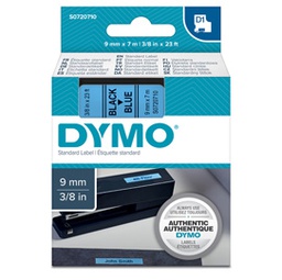 [27849] NASTRO DYMO TIPO D1 (9MMX7M NERO/BLU 409160