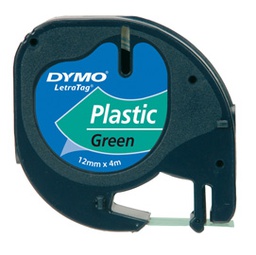[27939] NASTRO IN PLASTICA DYMO LETRATAG 12MMX4M VERDE 912040