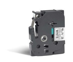 [BROTZES241] NASTRO LAM.CON ADESIVO RESIST.TZE-S241 18MMx8MT NERO/BIANCO