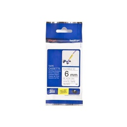 [BROTZEFX211] NASTRO LAM. FLESSIBILE TZE-FX221 6MMx8MT NERO/BIANCO