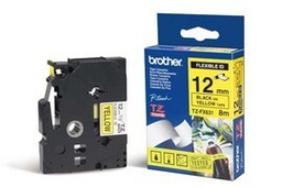 [BROTZEFX631] NASTRO LAM. FLESSIBILE TZE-FX631 12MMx8MT NERO/GIALLO