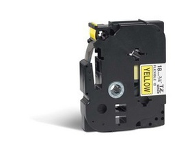 [BROTZEFX641] NASTRO LAM. FLESSIBILE TZE-FX641 18MMx8MT NERO/GIALLO