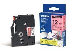 [BROTZEB31] NASTRO LAM. FLUORESCENTE TZE-B31 12MMx5MT NERO/ARANCIO FLUO