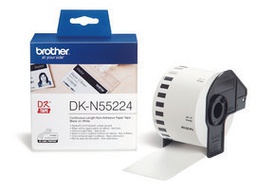 [BRODKN55224] NASTRO NON ADES IN CARTA NERO/BIANCO 54MM - 30.48MT LUNGHEZZA
