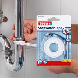 [71953] NASTRO PER RIPARAZIONI IN TEFLON 12mmx12mt BIANCO StopWater TESA