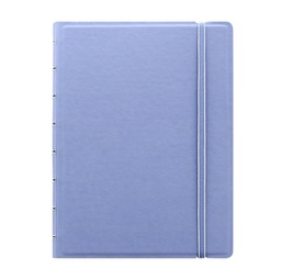 [94810] Notebook f.to A5 a righe 56 pag. blu pastello similpelle Filofax