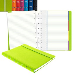[82628] Notebook f.to A5 a righe 56 pag. turchese similpelle Filofax