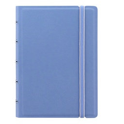[94806] Notebook Pocket f.to 144x105mm a righe 56 pag blu pastello similpelle Filofax