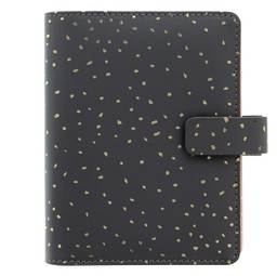 [94935] Organiser f.to Personal 187x153x40mm c/cinturino Confetti nero Filofax