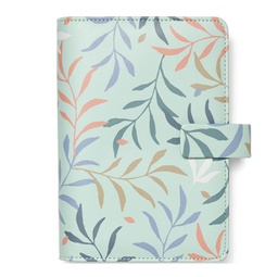 [94930] Organiser f.to Personal 187x153x40mm c/cinturino fant. Botanical menta Filofax