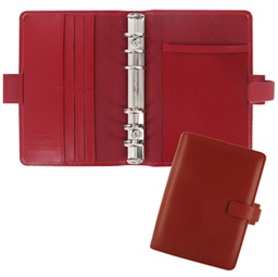 [82633] Organiser Metropol Personal f.to 188x135x38mm rosso similpelle Filofax