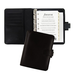 [82630] Organiser Metropol Pocket f.to 146x115x35mm nero similpelle Filofax