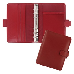 [82631] Organiser Metropol Pocket f.to 146x115x35mm rosso similpelle Filofax