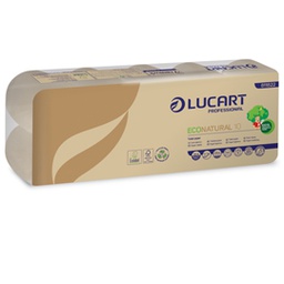 [82489] Pacco 10 rotoli Carta Igienica 180 strappi EcoNatural Lucart