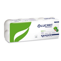 [82492] Pacco 10 rotoli Carta Igienica 200 strappi Eco Lucart