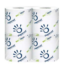 [67492] Pacco 4RT carta igienica classica 2veli 27,5mt 250 strappi BioTech Papernet