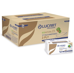 [91433] Pacco da 198 asciugamani piegati a Z EcoNatural Lucart Plastic Free