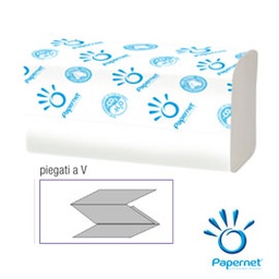 [56959] PACCO DA 210 ASCIUGAMANI PIEGATI A V EURO V TOP GOFFRATO A ONDA